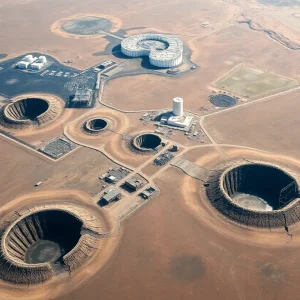 Satellite image displaying damage at Iran's nuclear site