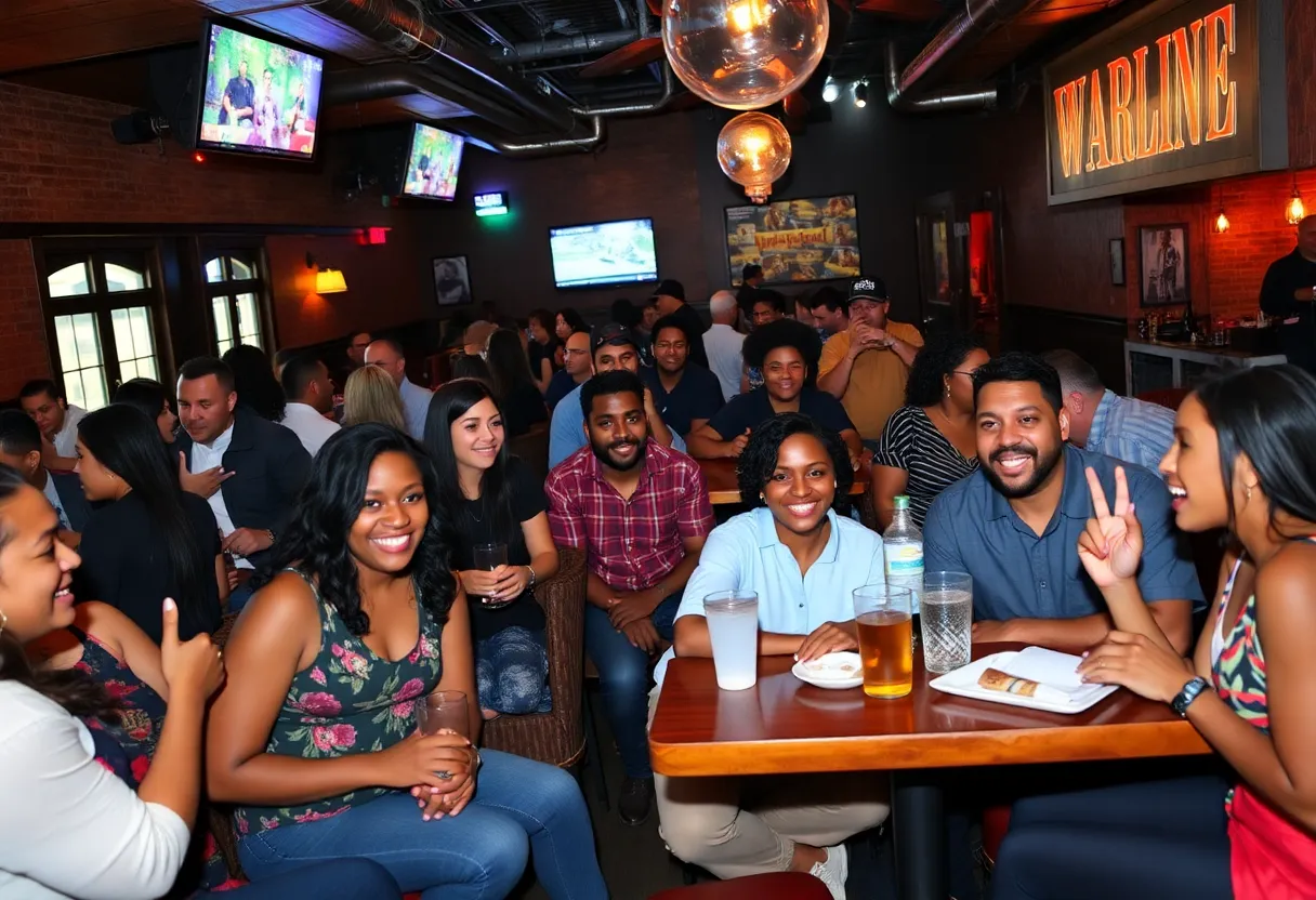 Social gatherings in Memphis clubs and restaurants