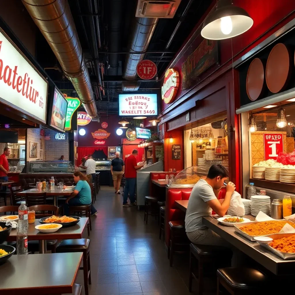 Diverse culinary offerings in Memphis