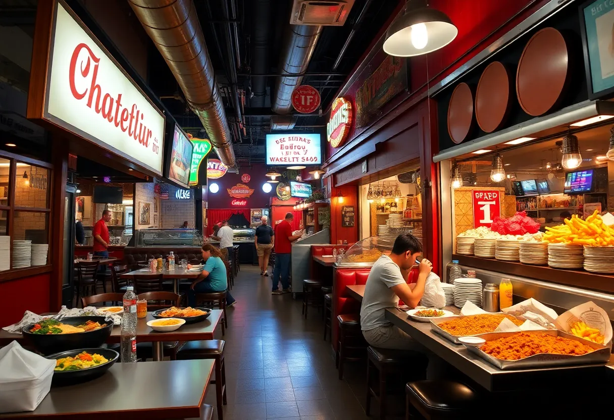 Diverse culinary offerings in Memphis
