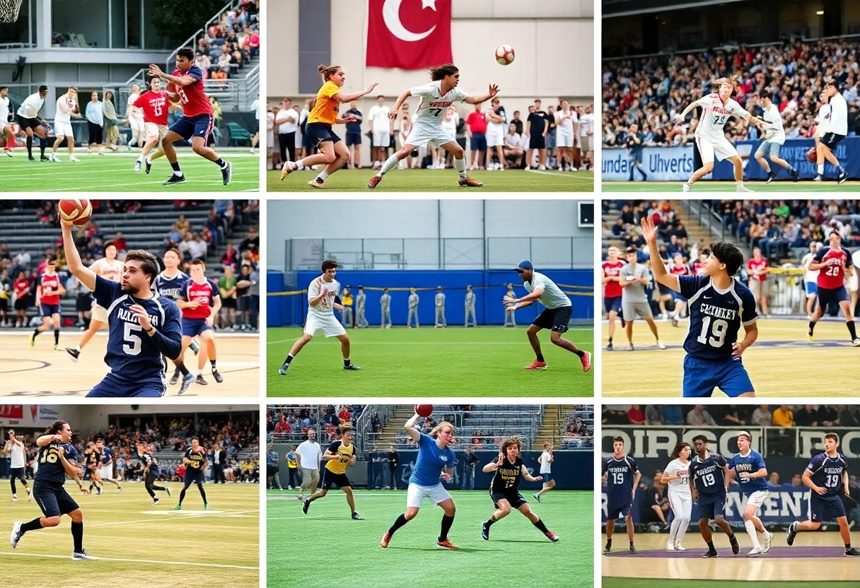 Collage of Memphis University sports and athletes