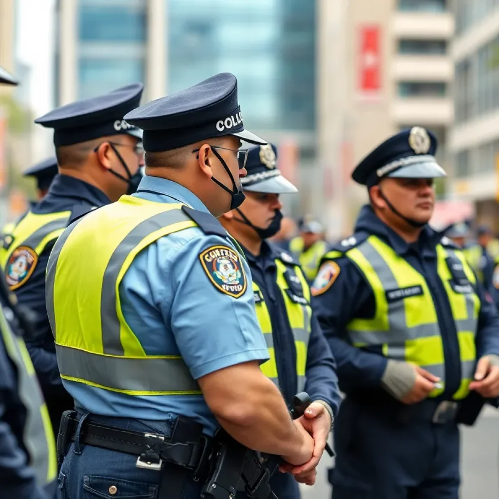Police officers engaging in Operation Code Zero in Memphis
