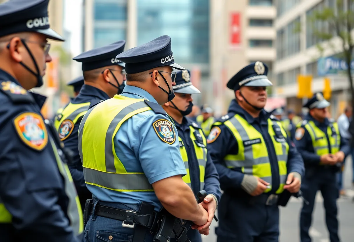 Police officers engaging in Operation Code Zero in Memphis