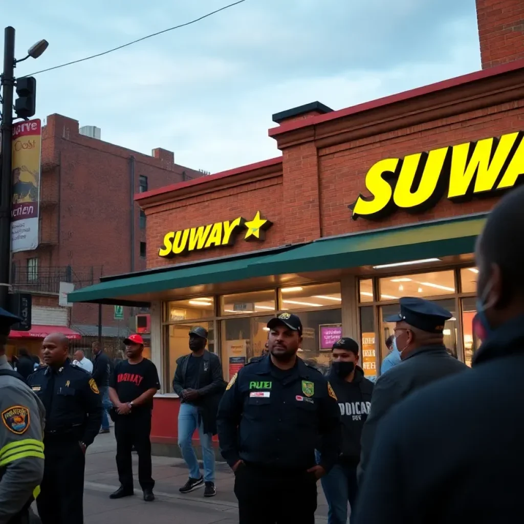Memphis Subway restaurant with police presence after armed robbery