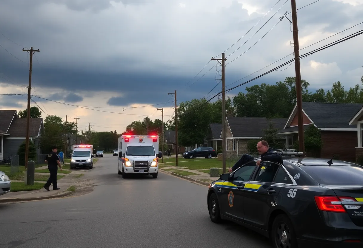 Police activity following a shooting in North Memphis