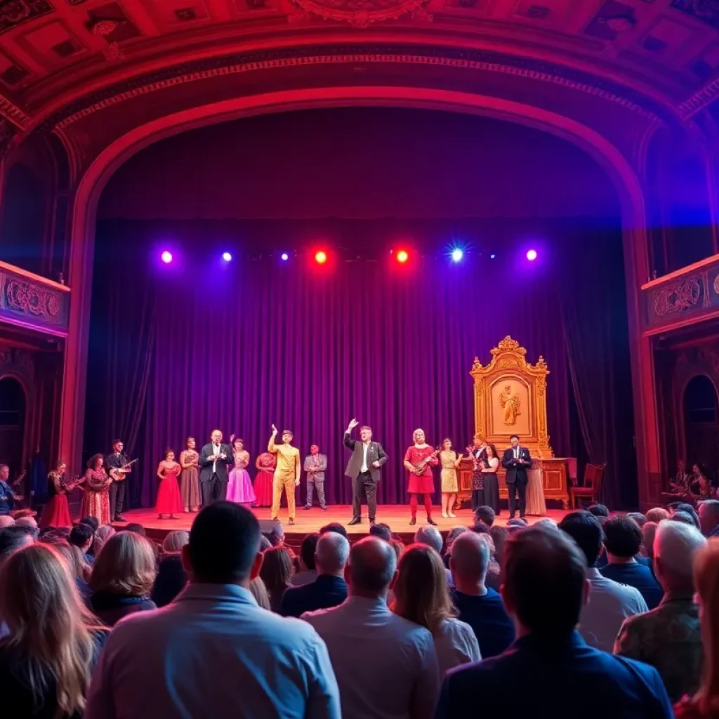 Actors performing at Theatre Memphis