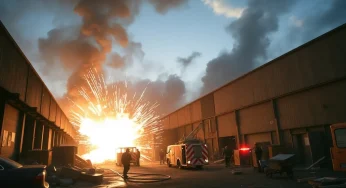 Tragic Aftermath of Fireworks Warehouse Explosion in Esparto