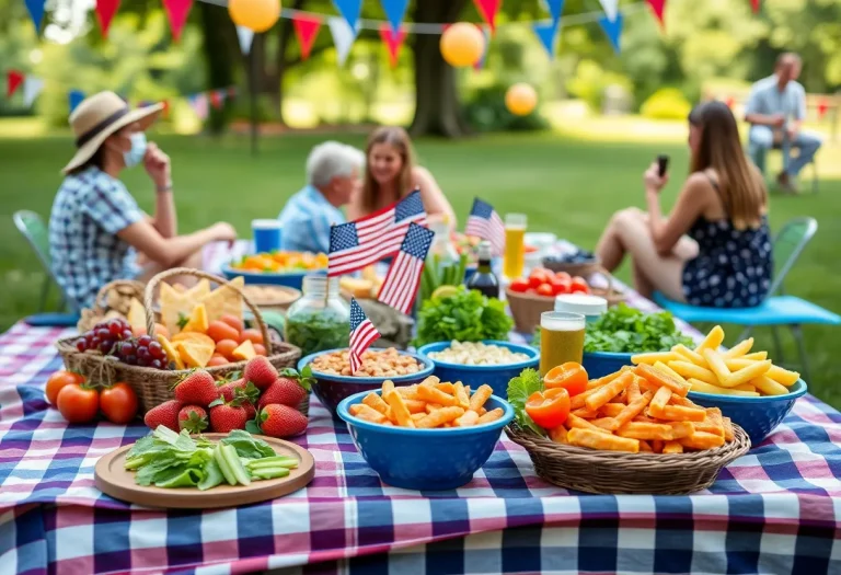 Families celebrating Fourth of July with an emphasis on food safety in Memphis