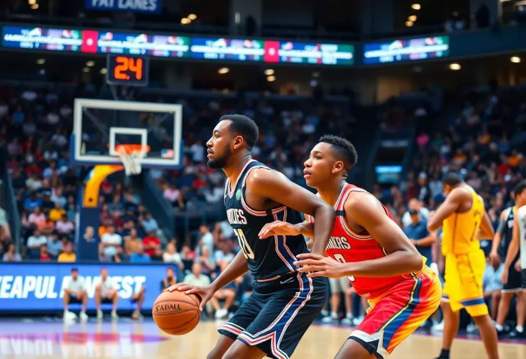 Memphis Grizzlies and Oklahoma City Thunder basketball game action