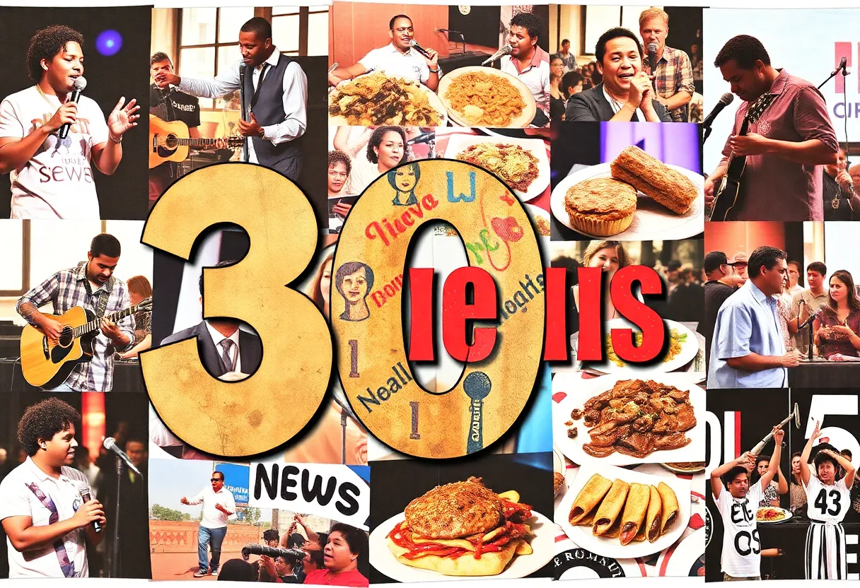 Collage representing 30 years of Memphis Flyer local news