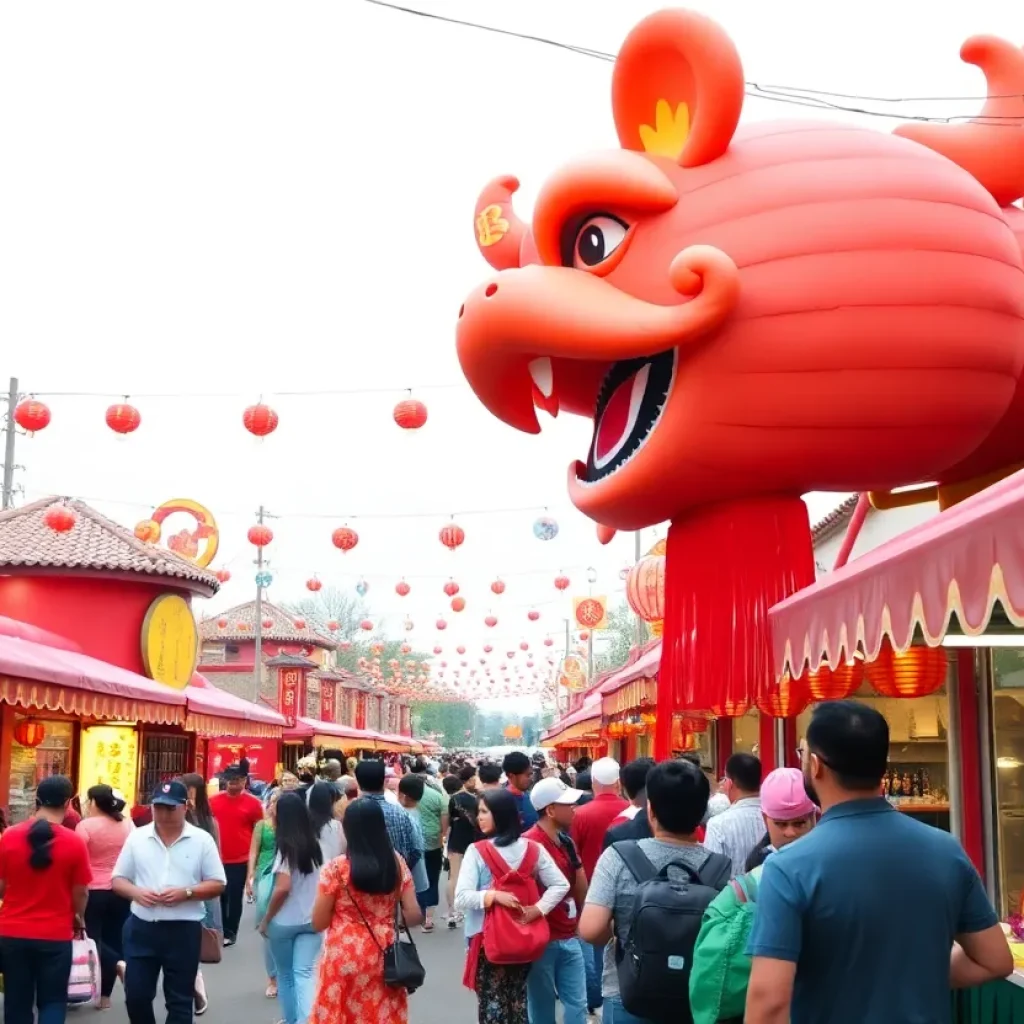 Celebration at Memphis Lunar New Year Fair showcasing diverse Asian cultures.