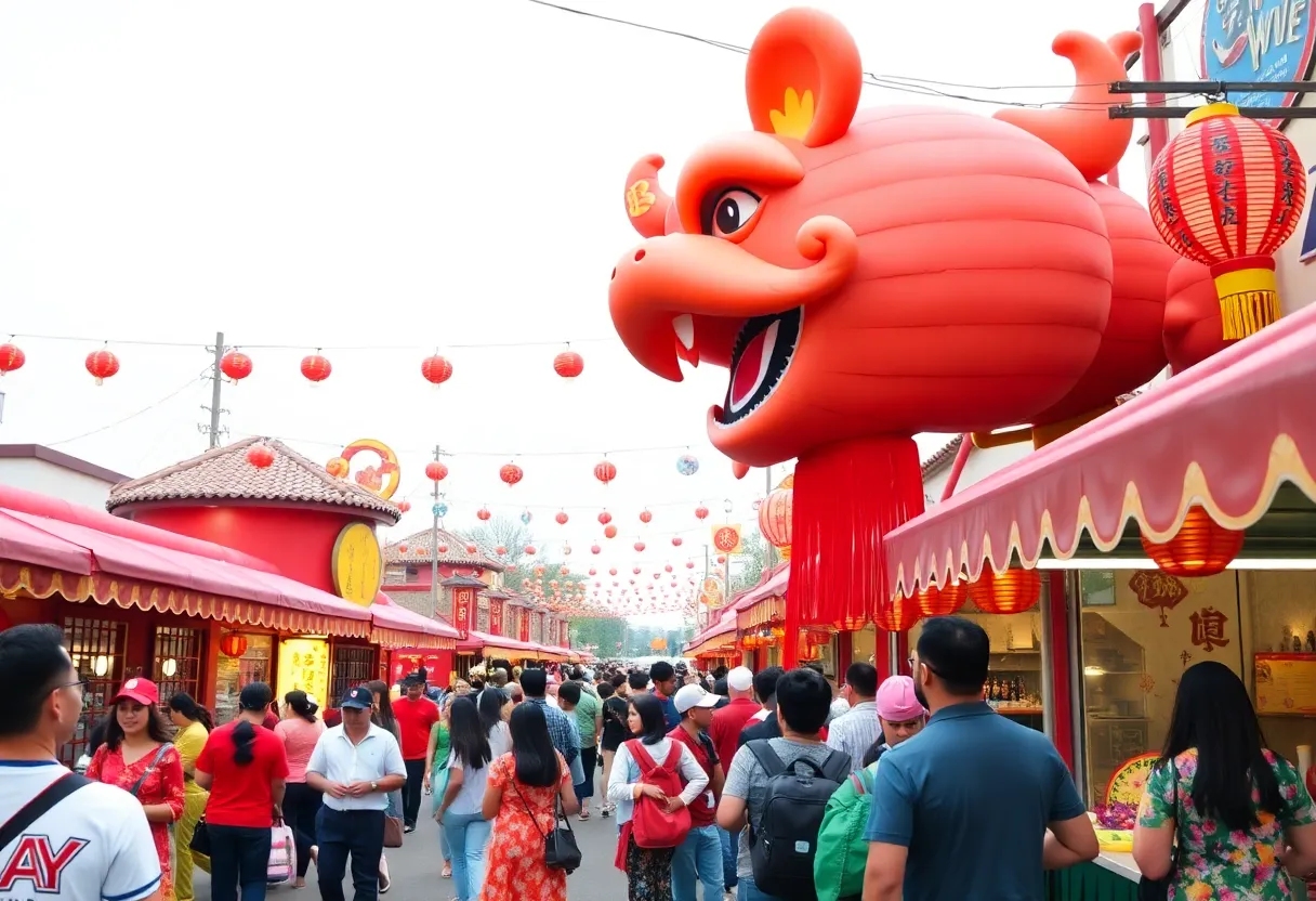 Celebration at Memphis Lunar New Year Fair showcasing diverse Asian cultures.