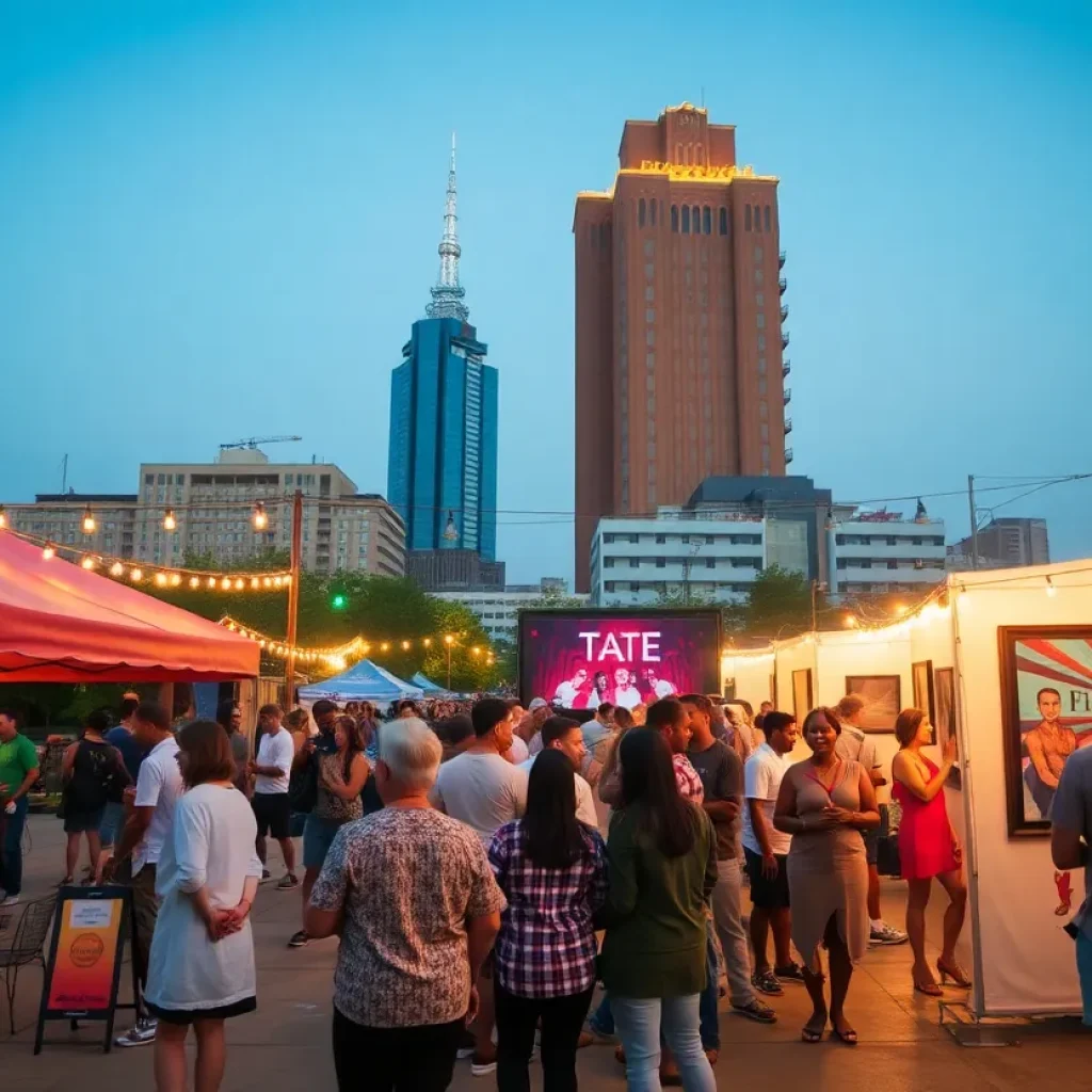 A lively scene of cultural activities in Memphis during the weekend