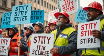 Over 9,000 City Workers in Philadelphia Go on Strike