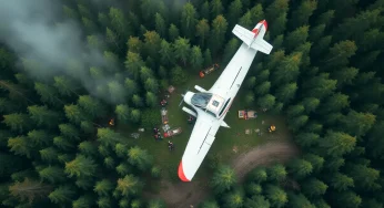 Skydiving Plane Crash at Cross Keys Airport Injures 14