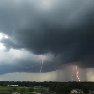 Storm clouds gathering over Southaven