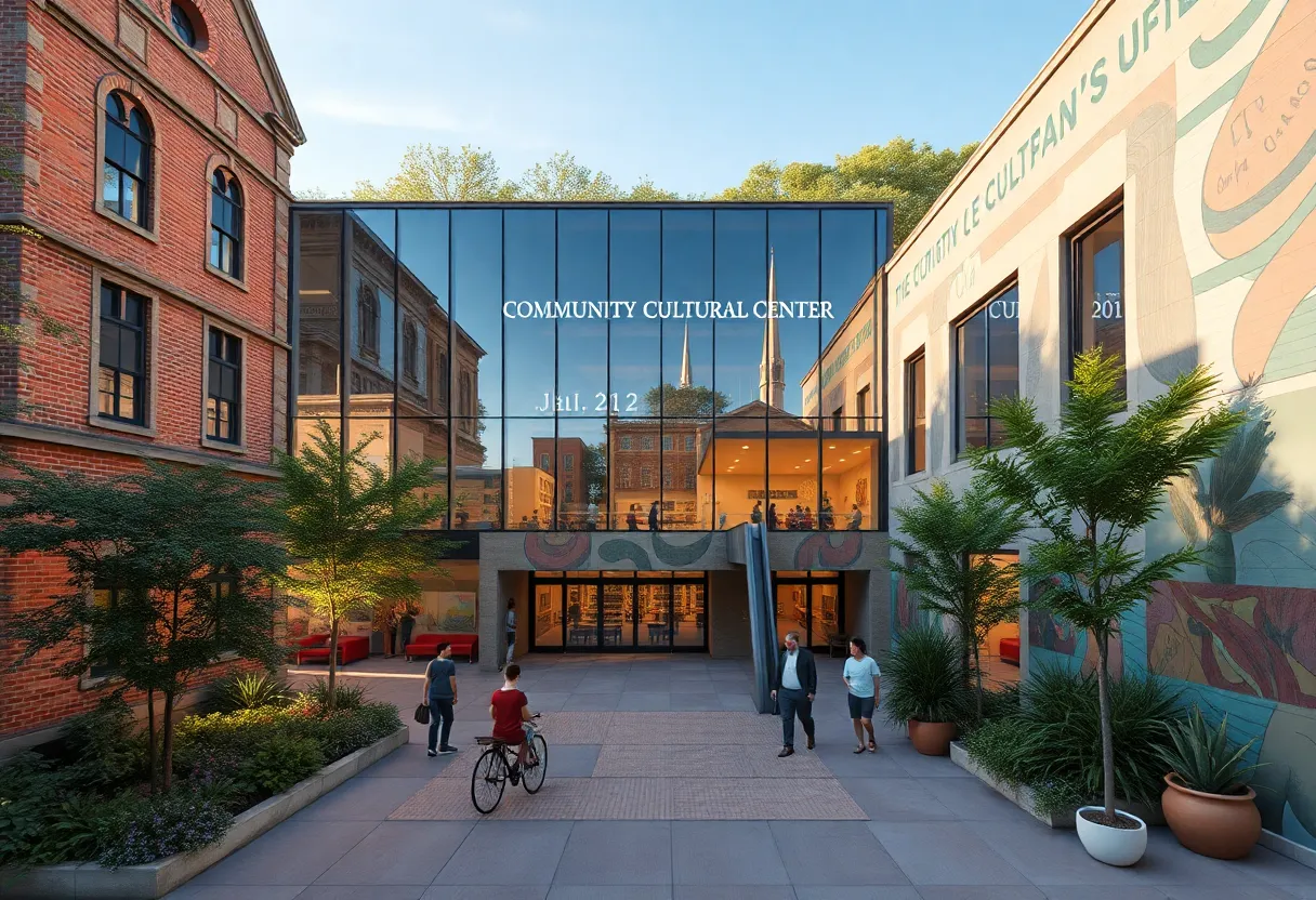 Concept design of the Tom Lee Cultural Center in Memphis