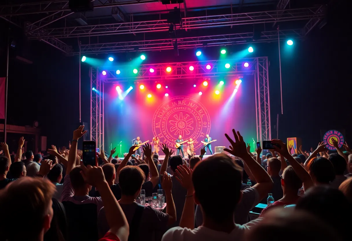 Audience at The Beatles concert in Memphis
