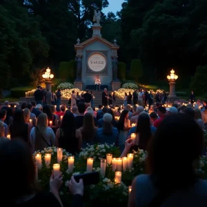 Elvis Presley Candlelight Vigil at Graceland