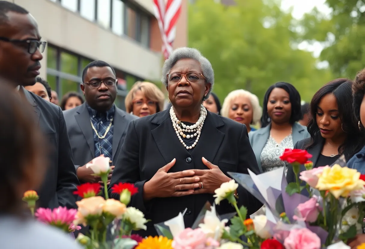 Memorial in Memphis honoring a civil rights advocate