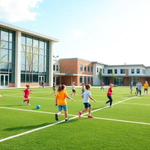 Students enjoying new facilities at Memphis schools