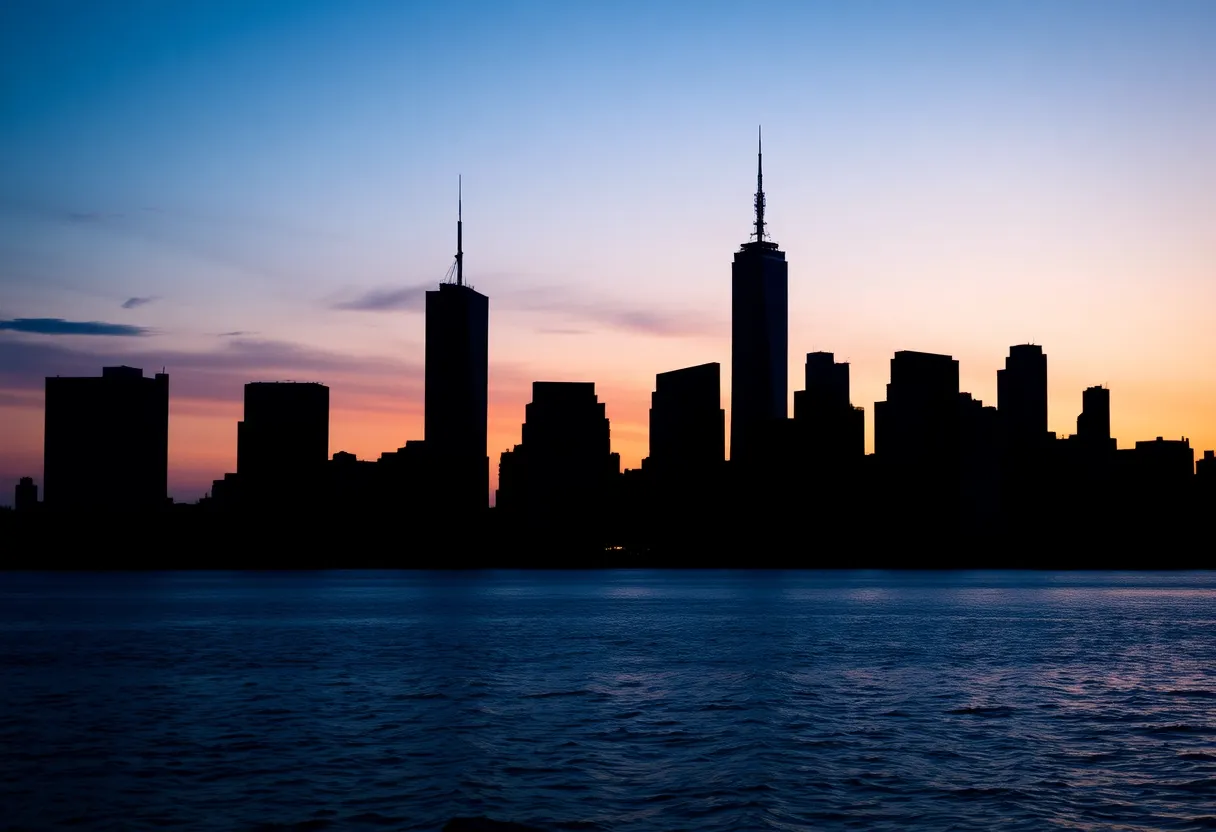 Silhouette of Memphis skyline representing sex trafficking awareness