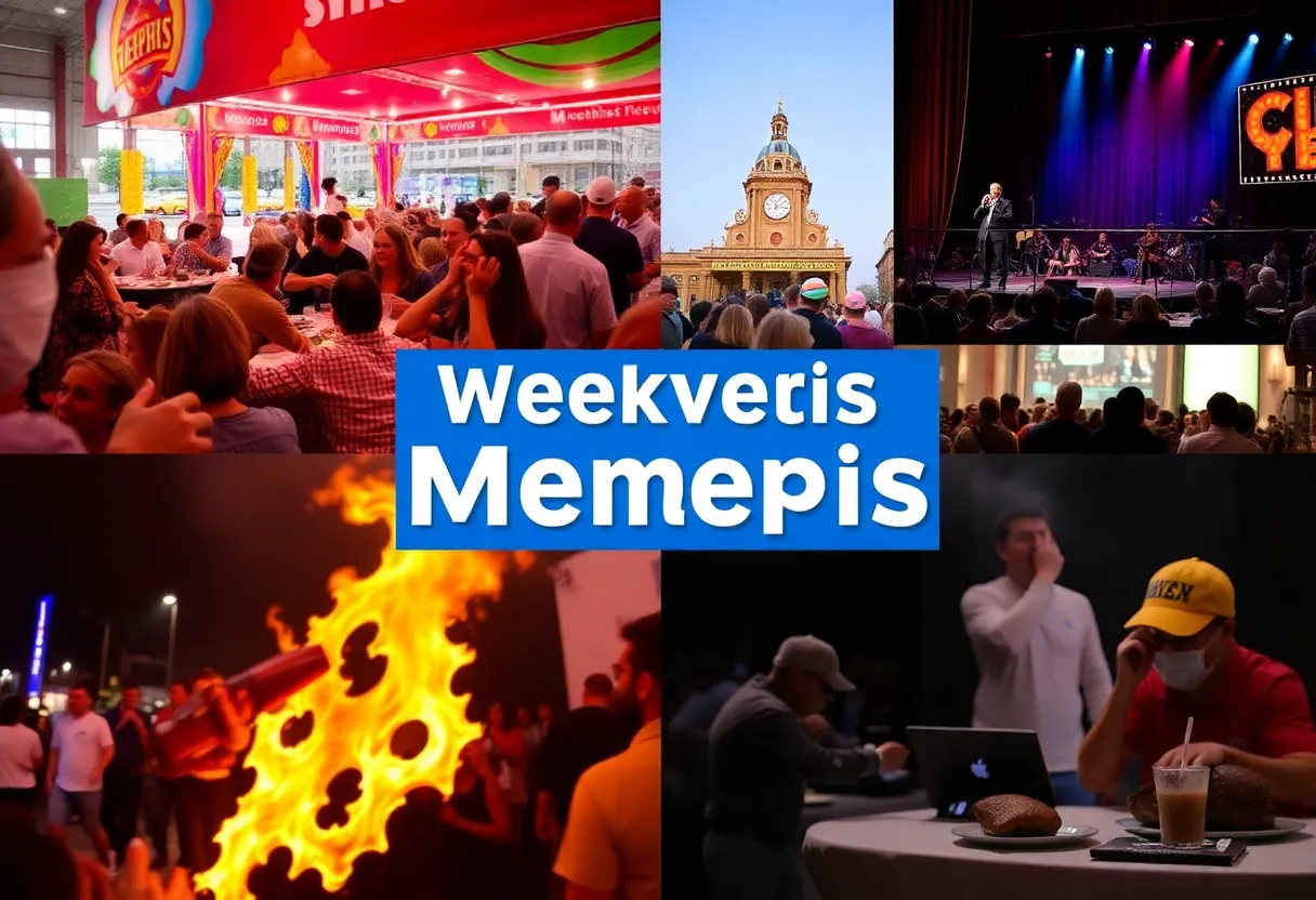 Vibrant events happening in Memphis including food festivals and theater performances.