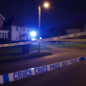 Police investigating a shooting scene in North Memphis