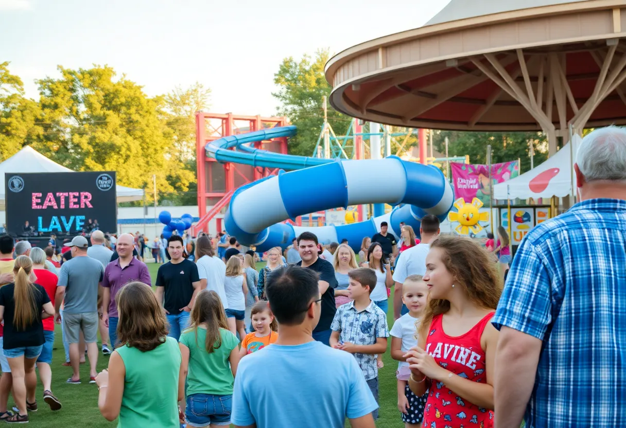 Families enjoying outdoor events in cooler Memphis weather