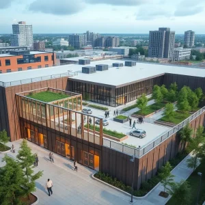 Conceptual design of the new jail facility in North Memphis