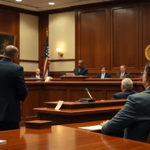 Interior of Shelby County Criminal Court