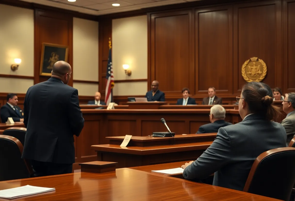 Interior of Shelby County Criminal Court
