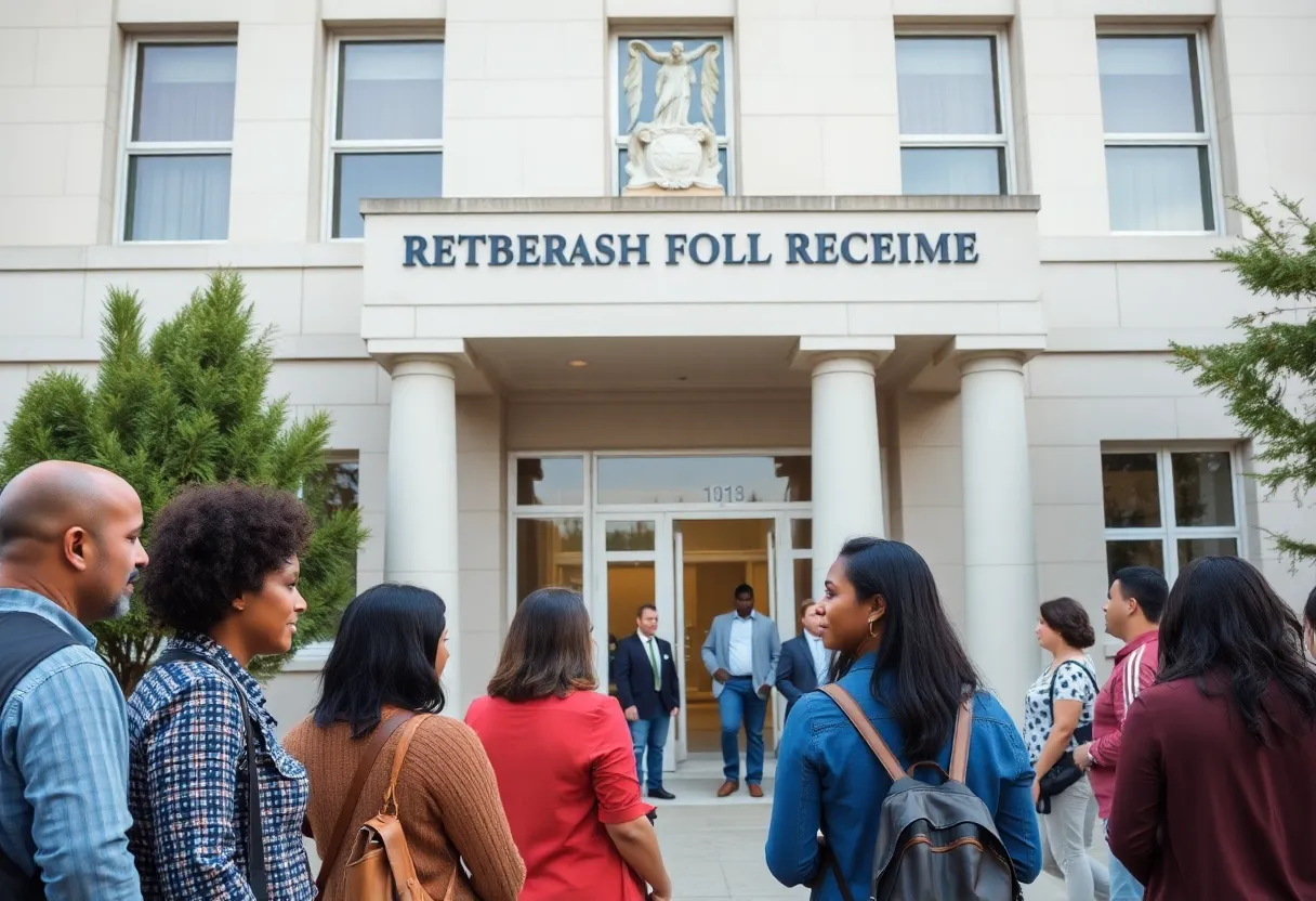 Government building related to reentry programs