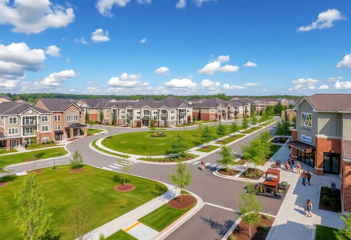Union Depot development site in Bartlett, Tennessee