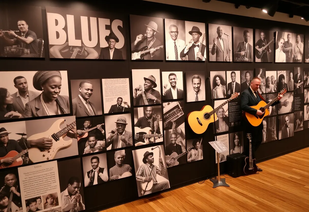 Photographs from the B.B. King exhibit at the Stax Museum of American Soul Music