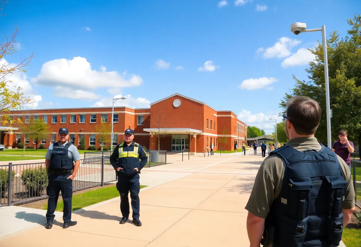 Increased security personnel at Germantown High School campus