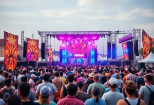 Crowd enjoying live performances at Gonerfest 2024 in Memphis