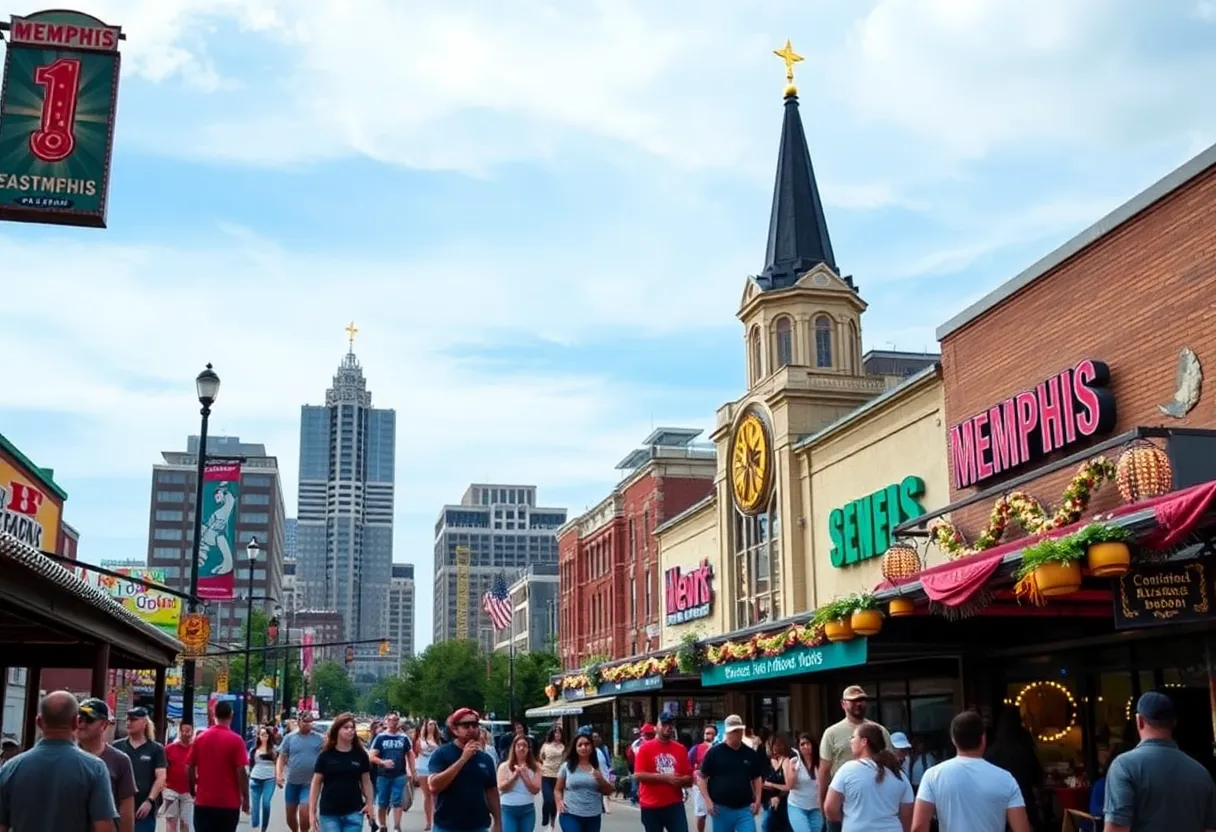 A view of Memphis showcasing cultural landmarks and community engagement.