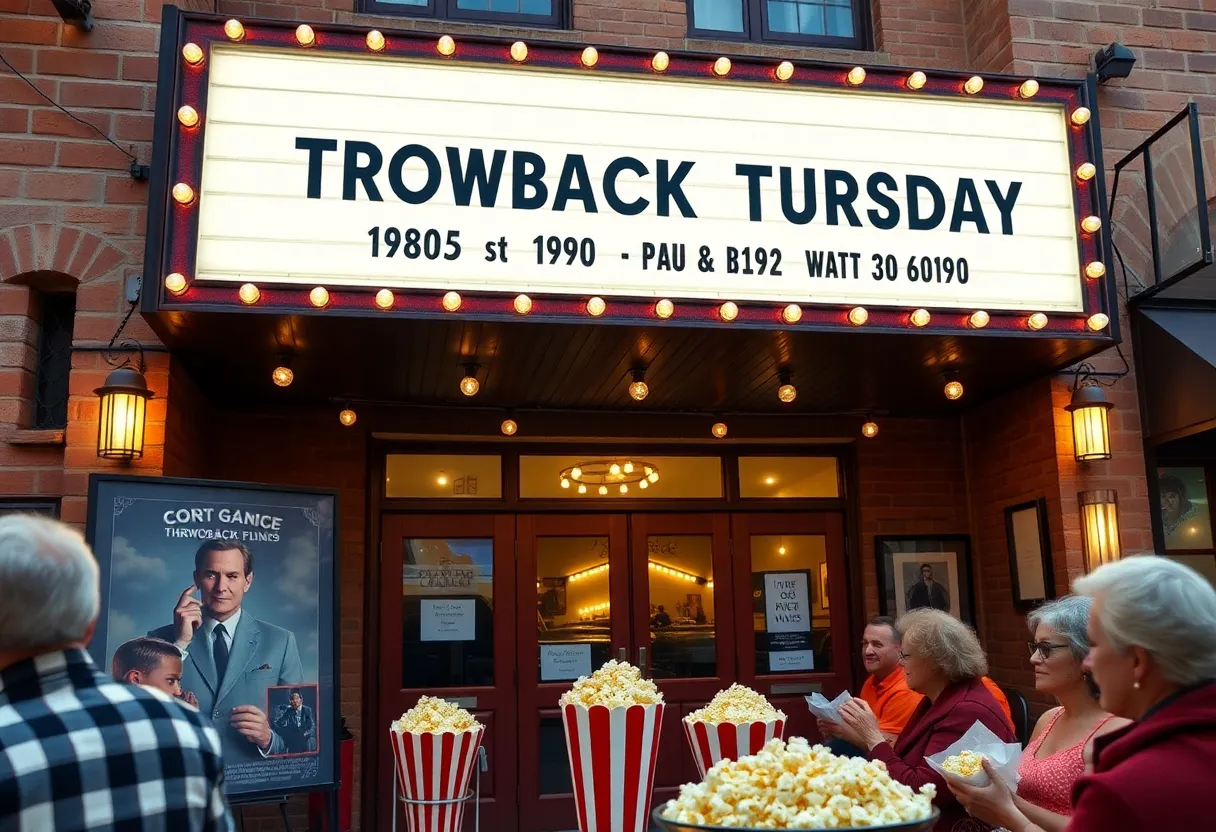 Throwback Thursday at Malco Theatre showcasing classic films