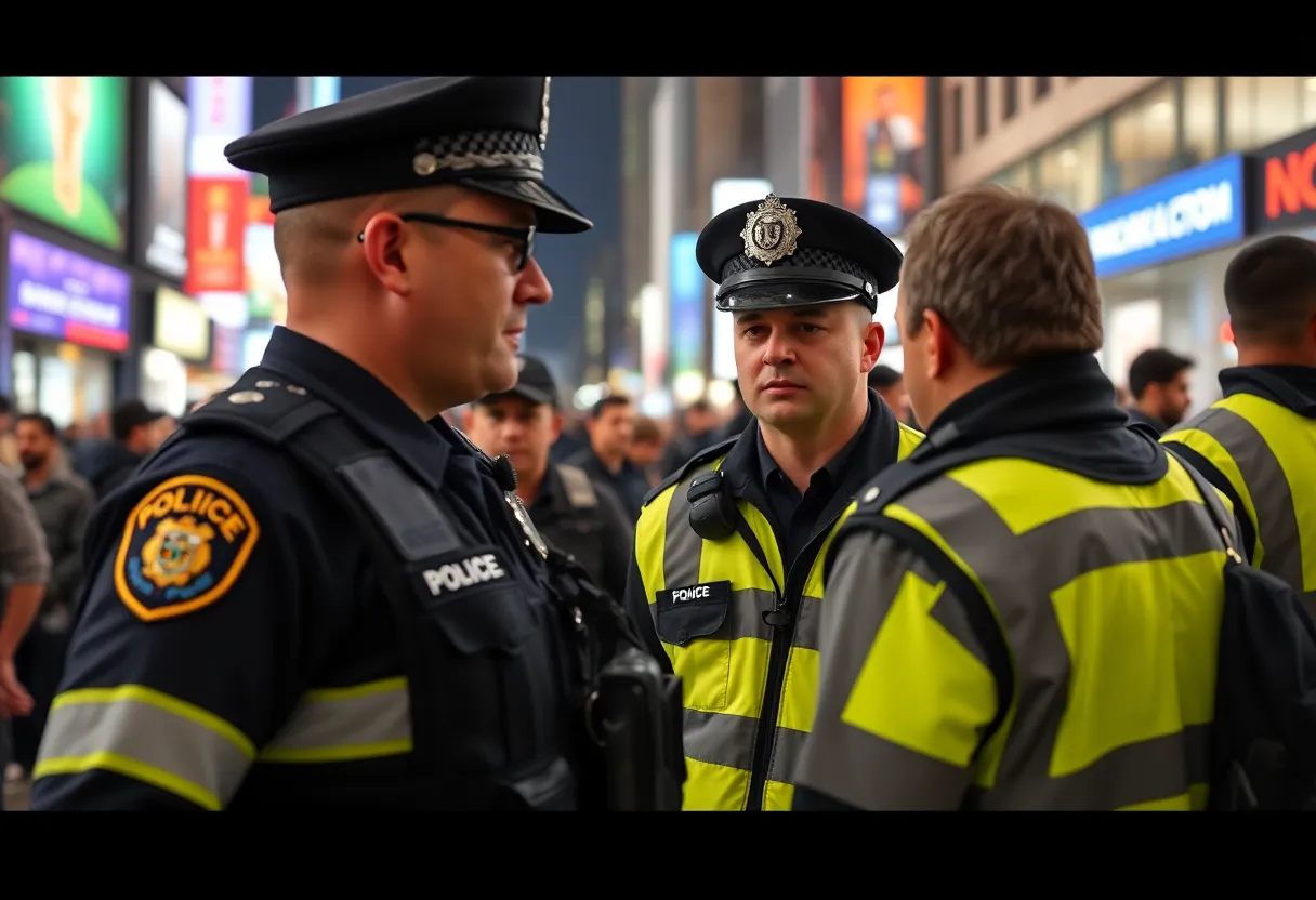 Illustration of a task force meeting to discuss crime reduction strategies in Memphis.