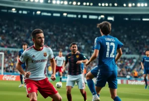Soccer match between Memphis University and North Carolina