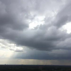 Rainy weather in the Mid-South