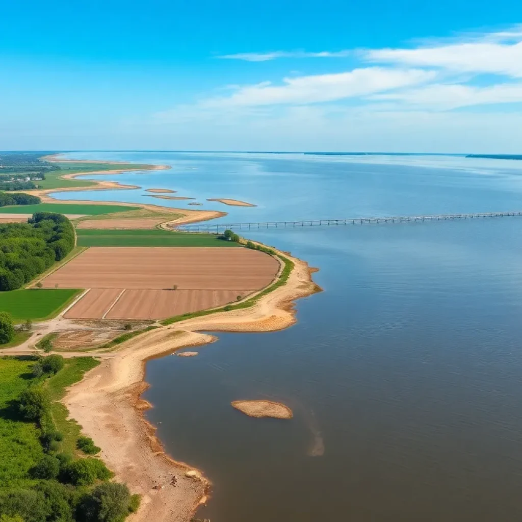 Low water levels on the Mississippi River affecting agriculture