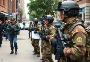 National Guard Troops deployed in Memphis city streets