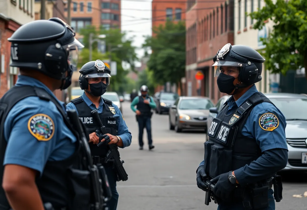 Troops from the National Guard deployed in a Memphis neighborhood