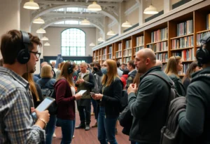 Participants engaging at the PodBox Memphis Festival