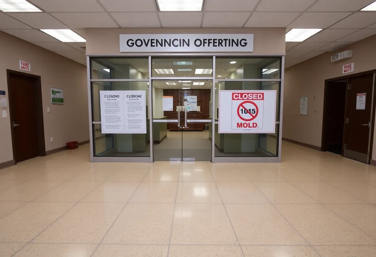 Closure notice at Shelby County Clerk's Office due to health concerns