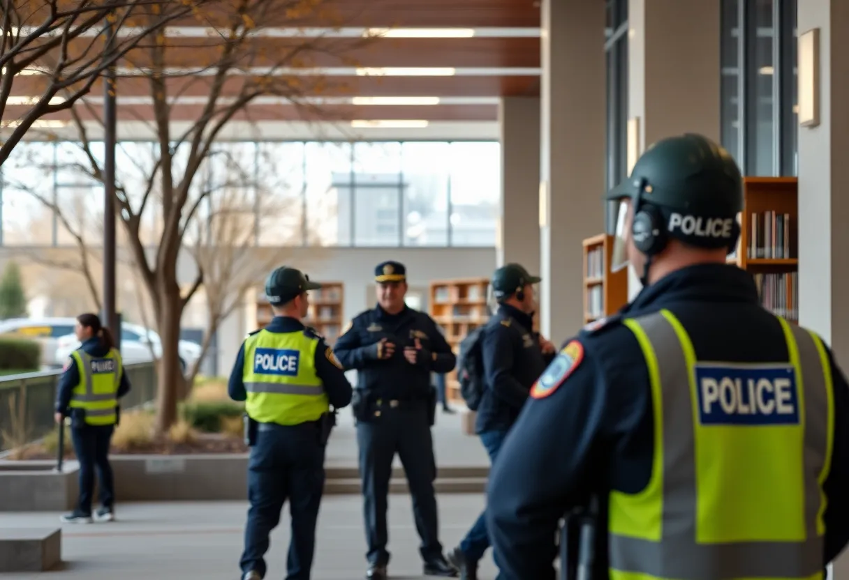 Police presence at University of Memphis campus during investigation