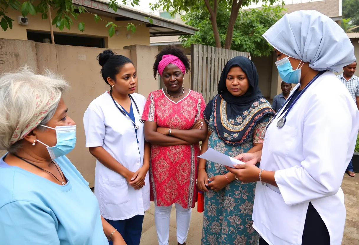 Nurses engaging with community members in Memphis