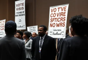 Crowd at the Freedom Award Ceremony celebrating civil rights